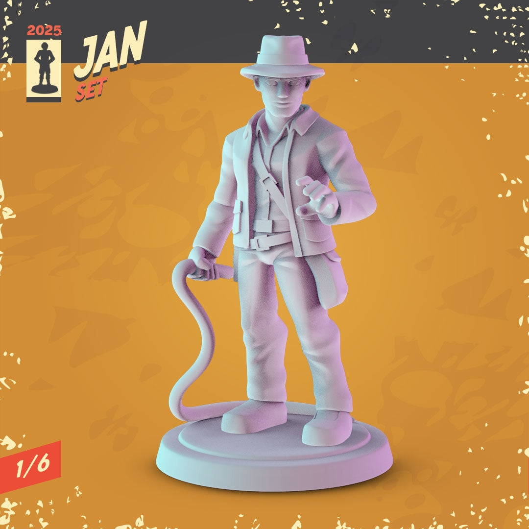 Indiana Jones Figures compatible D&D DragonLance Miniatures Pop Minis