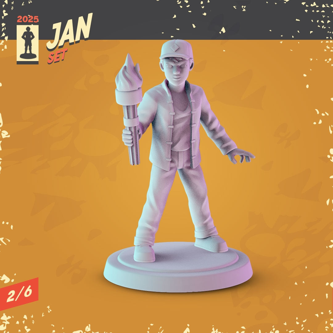 Indiana Jones Figures compatible D&D DragonLance Miniatures Pop Minis