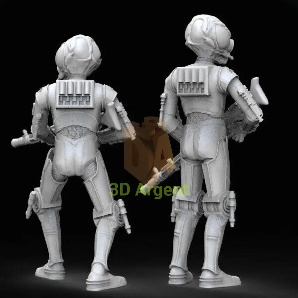 4-LOM Bounty Hunter - Star Wars Legion 3D Printed Resin BlueWolf Miniatures Toys & Games:Wargames & Role-Playing:Star