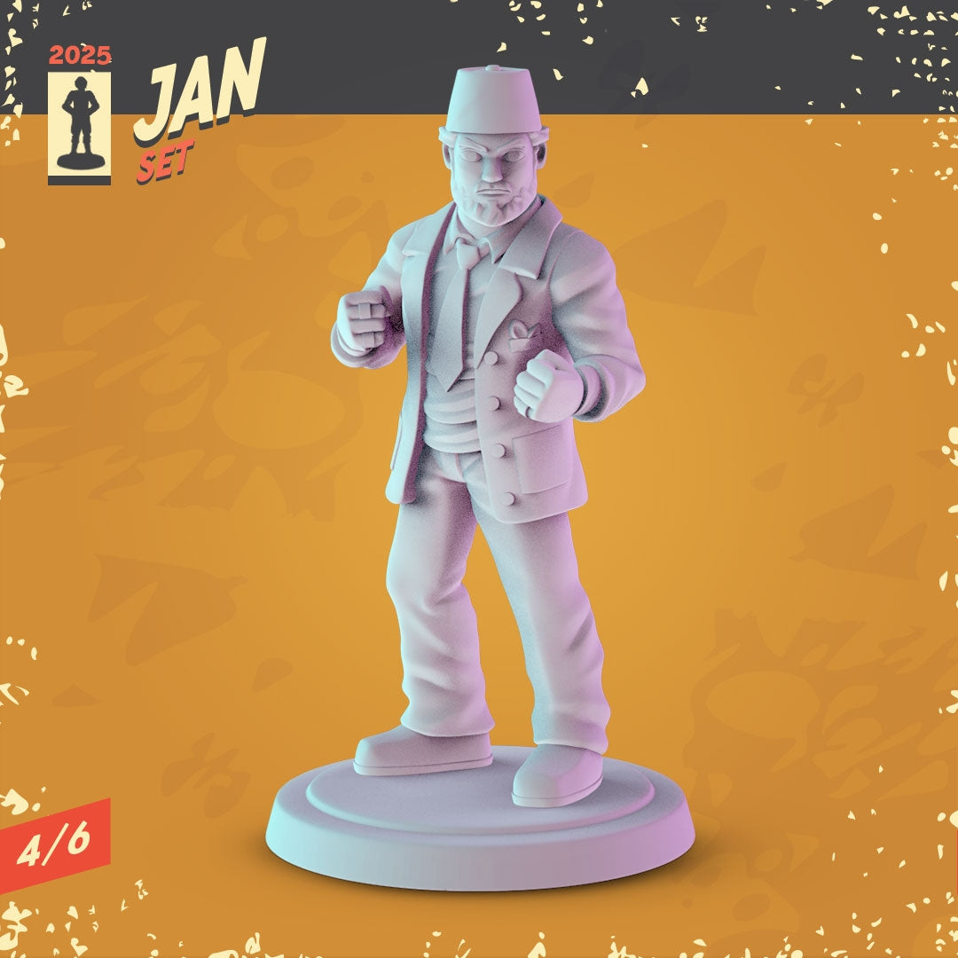 Indiana Jones Figures compatible D&D DragonLance Miniatures Pop Minis