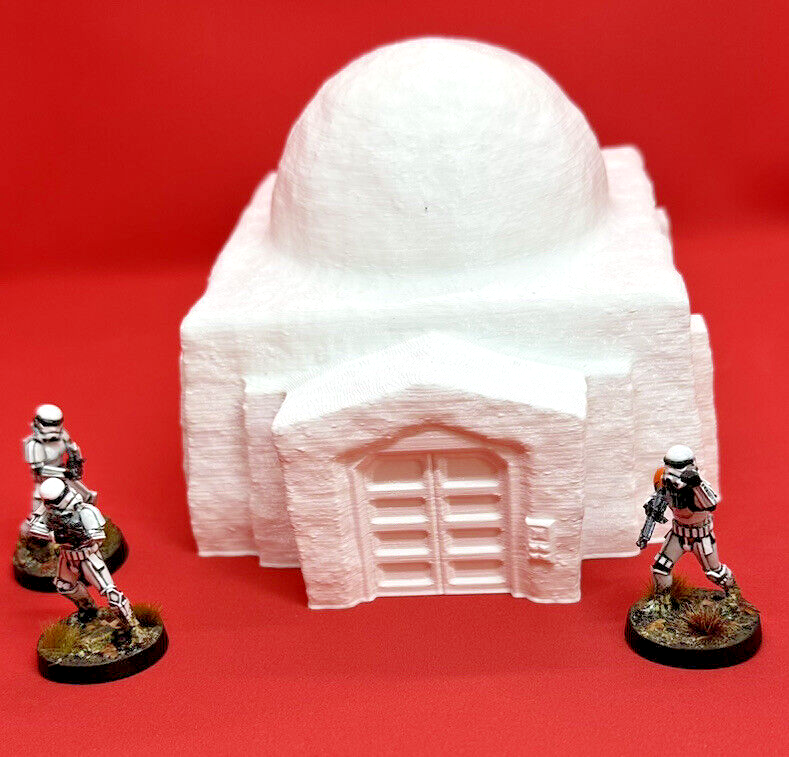 Desert House square 28mm Scenery tabletop SW Legion 3D Printed