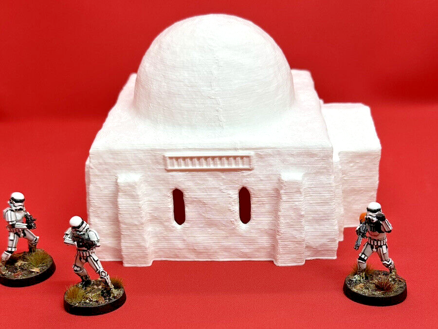 Desert House square 28mm Scenery tabletop SW Legion 3D Printed