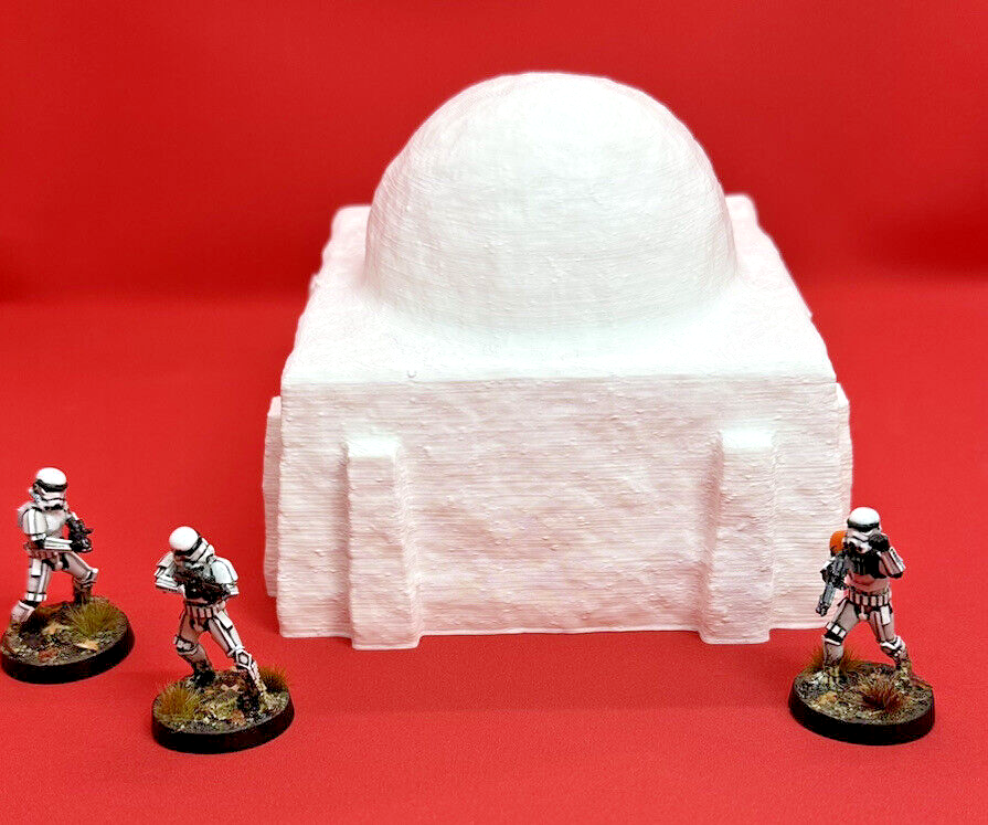 Desert House square 28mm Scenery tabletop SW Legion 3D Printed