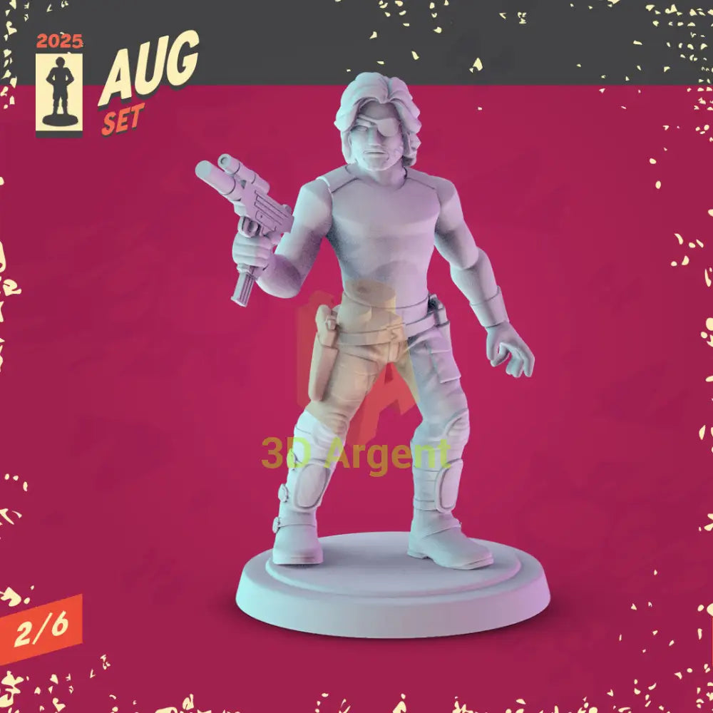 80s Action Heroes Miniatures – Snake Rambo Commando McClane Maverick Axel Foley 32 mm Resin Figures RPG D&D Display 1