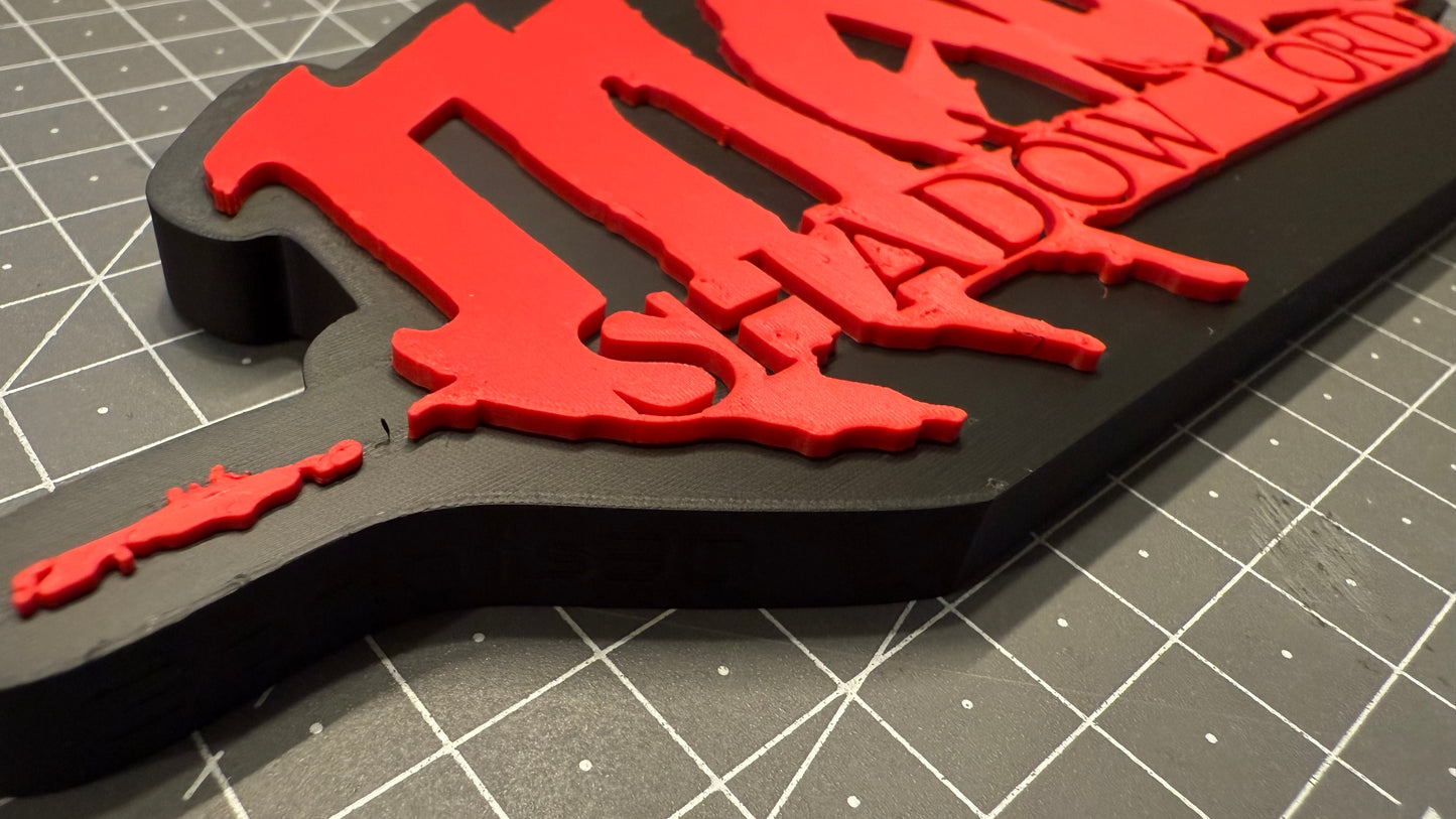 Maul Shadow Lord Star Wars - 3D Printed Sign Stand