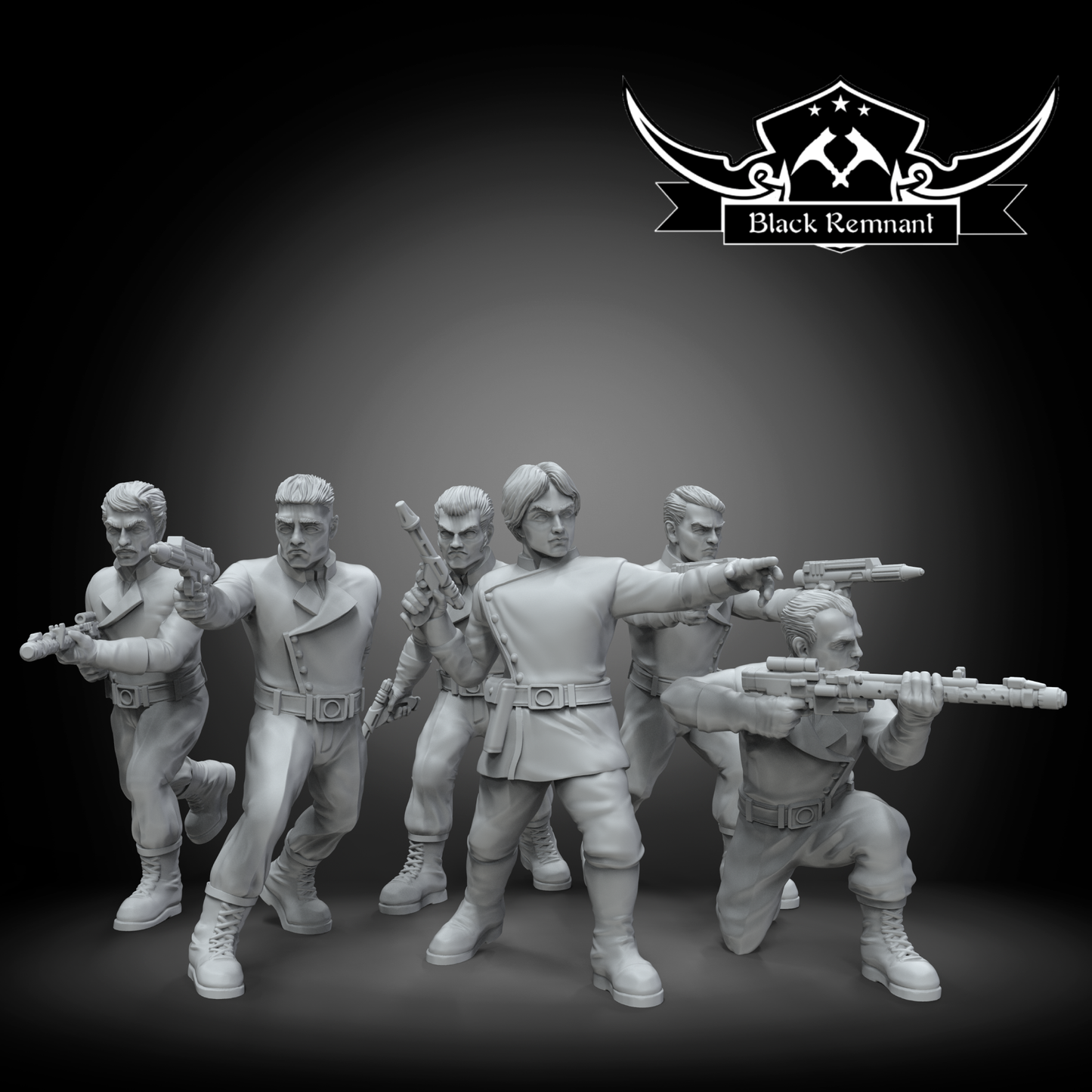 Sephi soldiers Squad Star Wars Legion compatible 3D Print Resin Miniatures