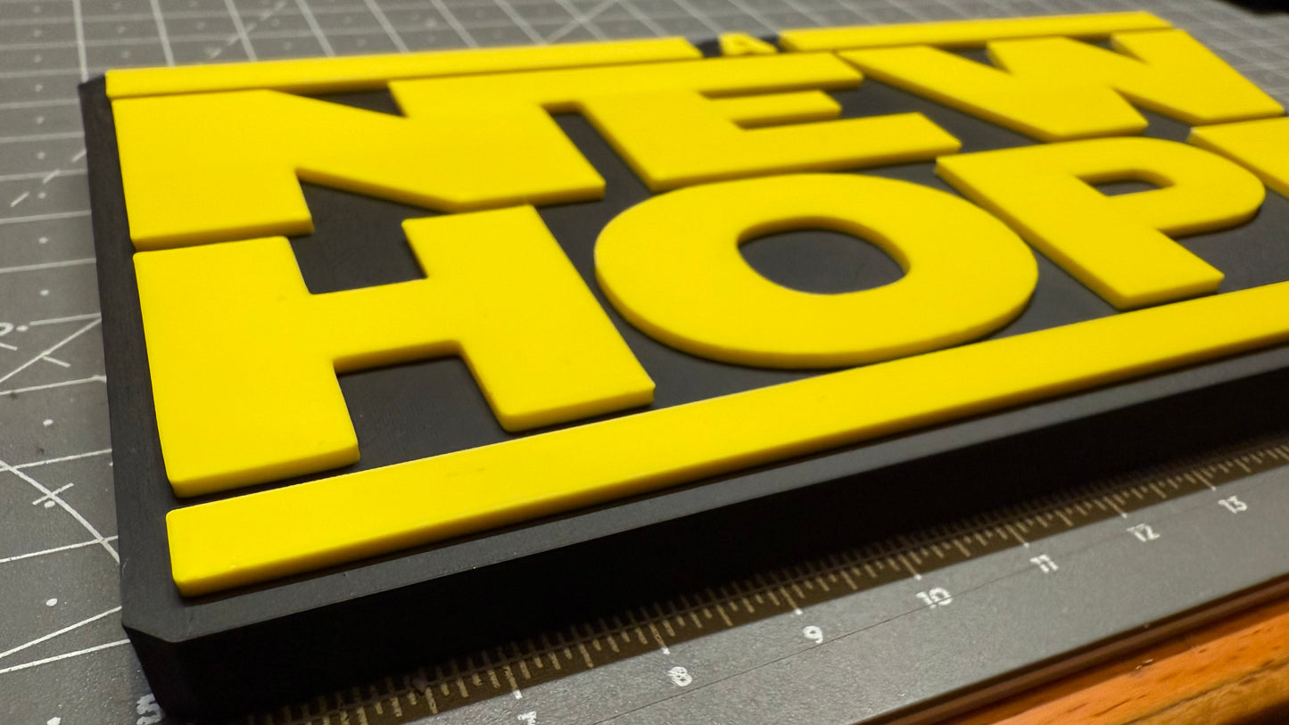 Star Wars Empire Return of the Jedi Movie Logo 3 Designs - 3D Printed Sign Stand