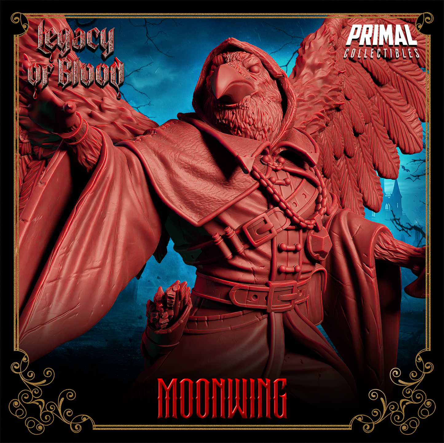 Shadowmancer - Moonwing Fantasy compatible D&D DragonLance Miniatures Primal