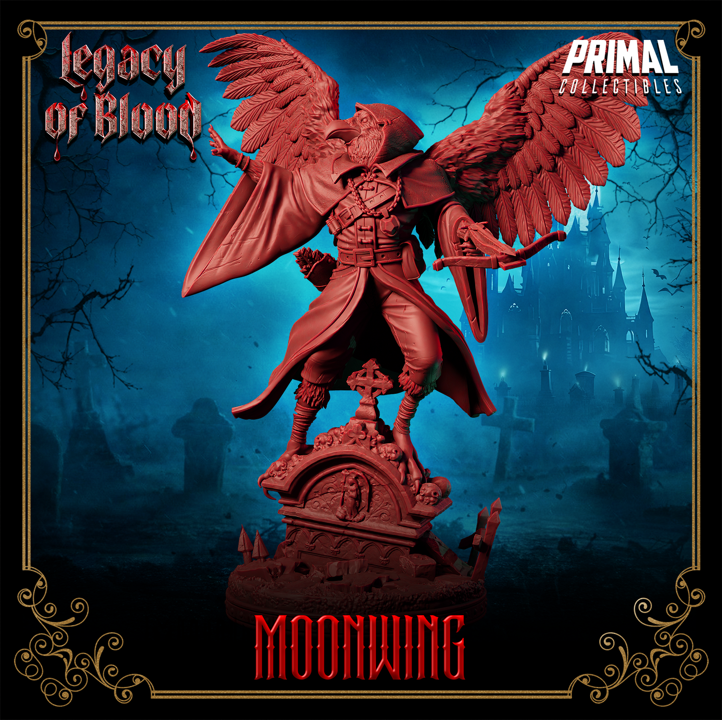 Shadowmancer - Moonwing Fantasy compatible D&D DragonLance Miniatures Primal