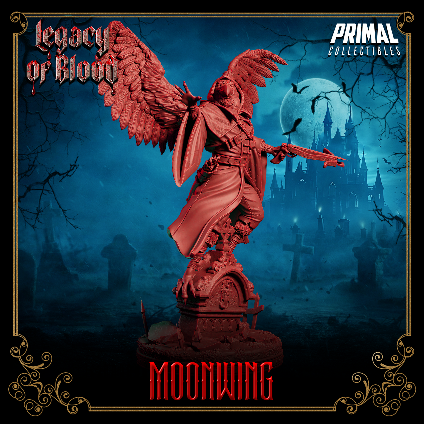 Shadowmancer - Moonwing Fantasy compatible D&D DragonLance Miniatures Primal