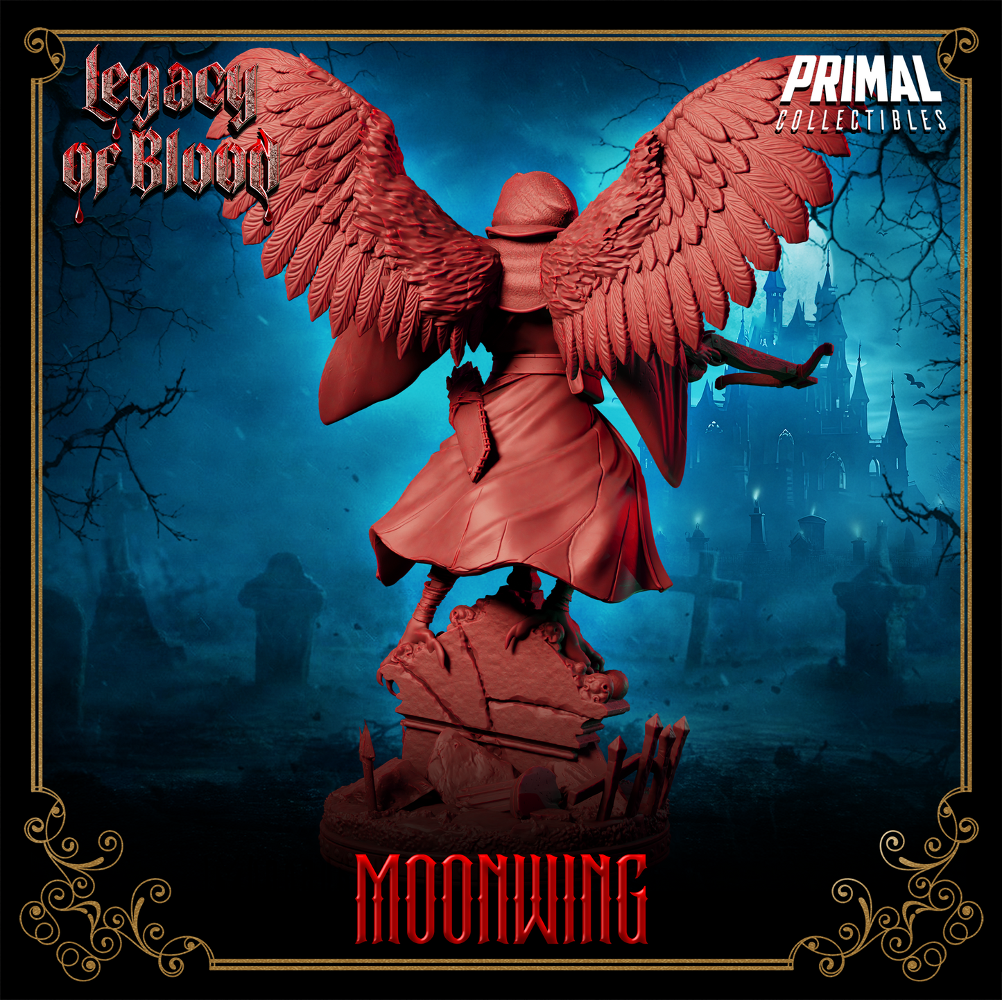 Shadowmancer - Moonwing Fantasy compatible D&D DragonLance Miniatures Primal