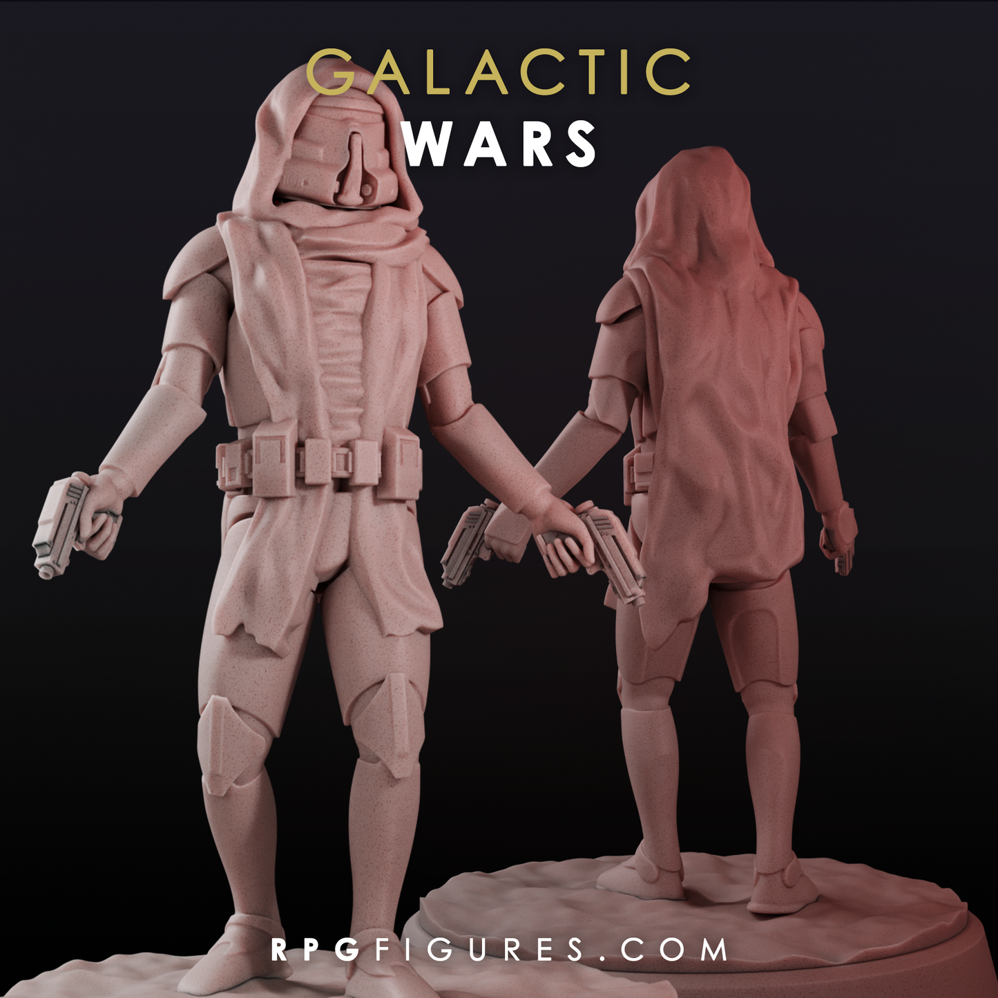 Commander Keller Legion Scale Compatible Resin Miniature Wargame