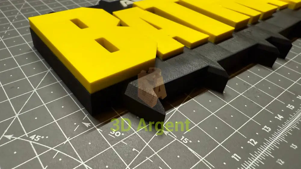 Absolute Batman Logo Sign – 3D Printed Multi-Colour DC Comics Display Stand Books Comics & Magazines:Comic Books &