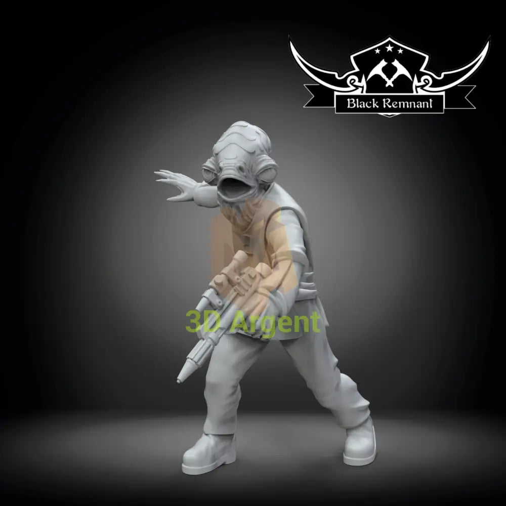 Admiral Ackbar - Star Wars Legion compatible 3D Printed Resin Miniatures Toys & Games:Wargames & Role-Playing:Star Wars