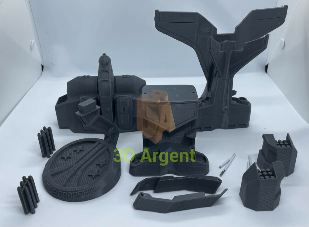 Aliens Colonial Marines UD4L 1/35 Cheyenne Dropship 3D Printed Model Kit 72cm Collectables:Science Fiction