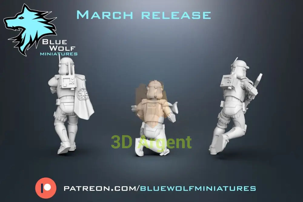 ARF Specialists v2 - Star Wars Legion 3D Printed Resin BlueWolf Miniatures Toys & Games:Wargames & Role-Playing:Star