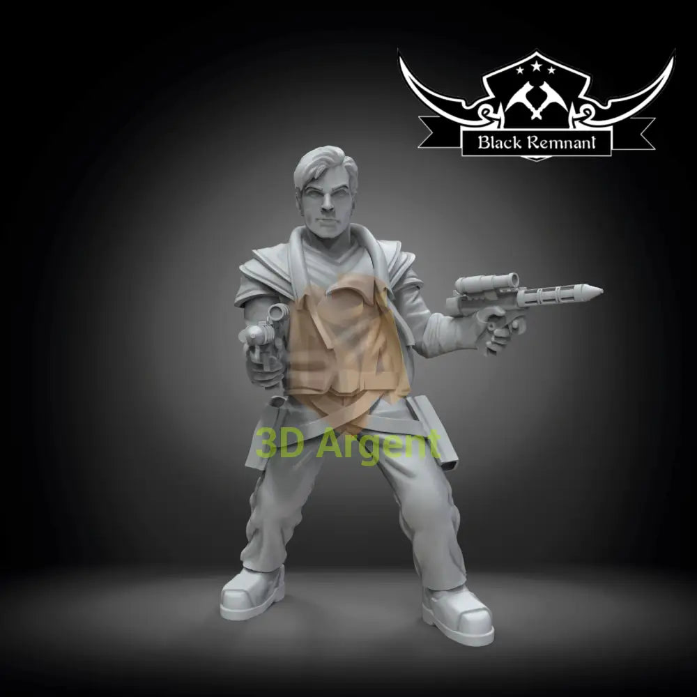 Atton Rand KOTOR - Star Wars Legion compatible 3D Printed Resin Miniatures Toys & Games:Wargames & Role-Playing:Star