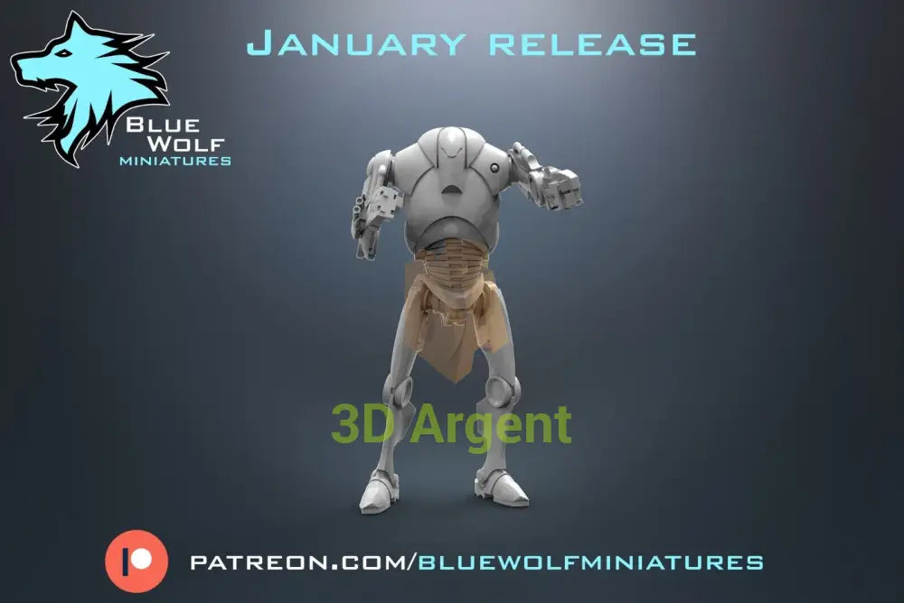 B2 RP Super Battle Droids Star Wars Legion 3D Printed Resin BlueWolf Miniatures Toys & Games:Wargames &