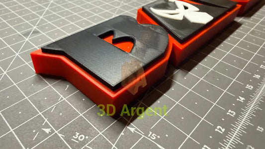 Bane Logo Sign Stand 3D Printed Multi Colour DC Display Decor - Video Games & Consoles:Video Game Merchandise