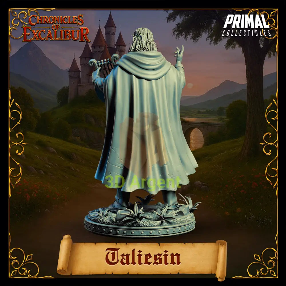 Bard - Taliesin - Fantasy compatible D&D DragonLance Miniatures Primal