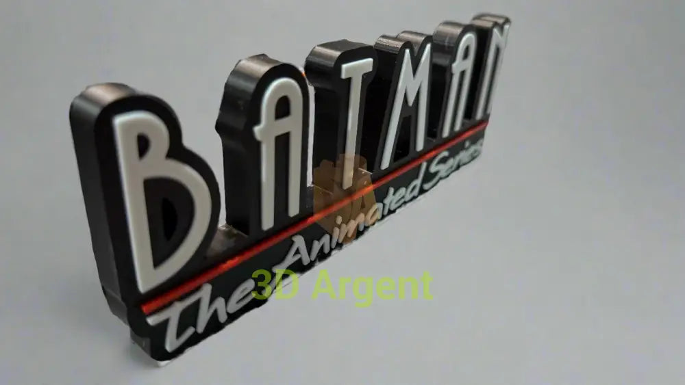 Batman The Animated Series Sign Stand- 3D Printed Collectables:Science Fiction Collectables:Other Science Fiction Items