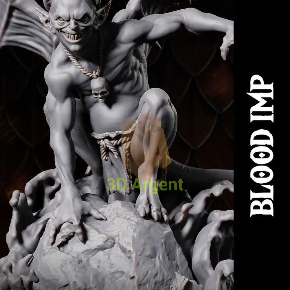 Blood Imp A – Dragonblade – Primal Collectibles Resin Miniature - Toys & Games:Wargames &