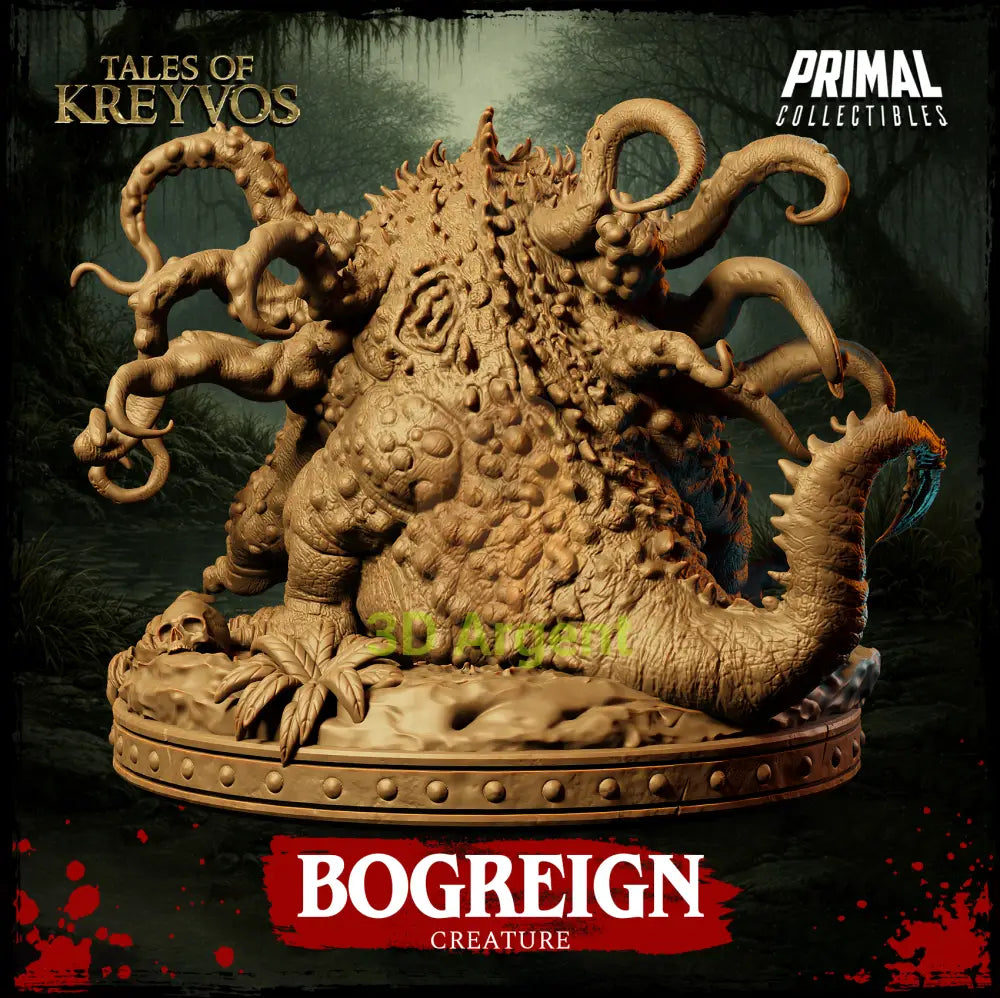Bogreign Creature - Tales of Kreyvos - D&D Resin Miniature - Toys & Games:Wargames & Role-Playing:Role-Playing:Dungeons