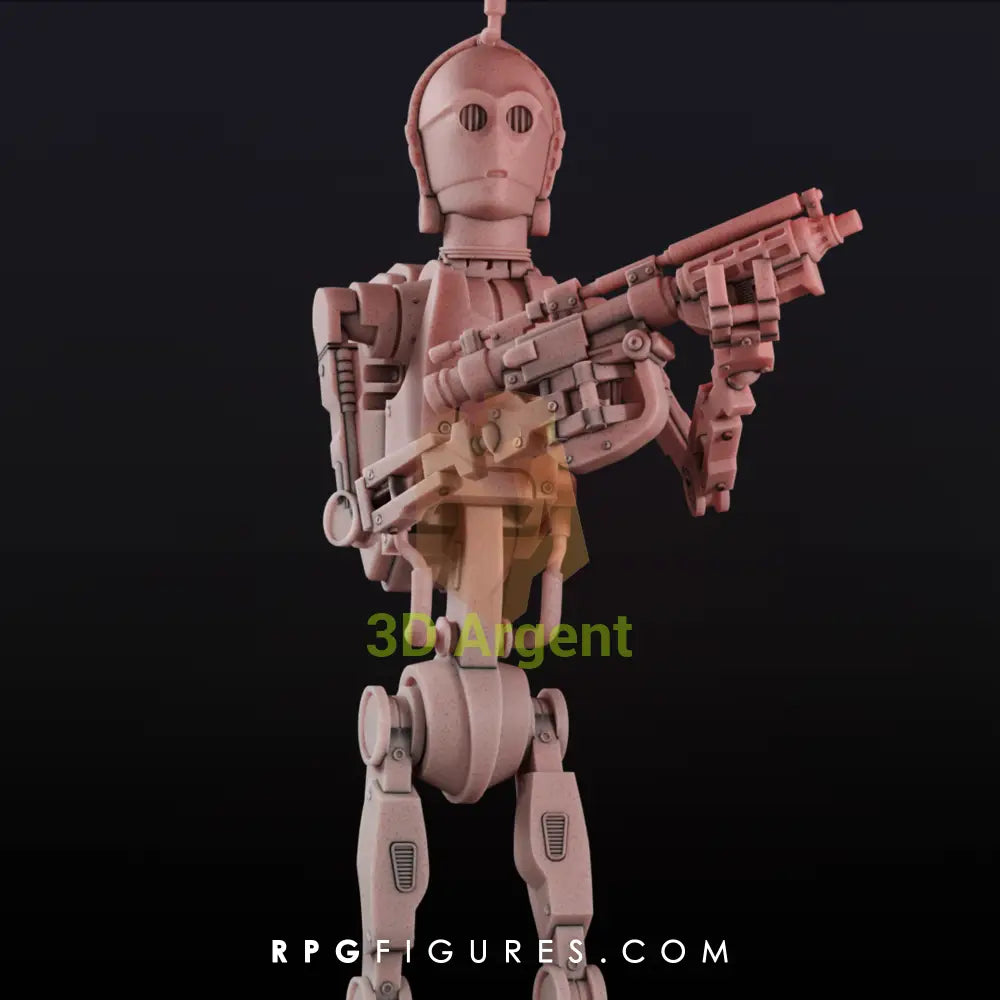 C-3PO Battle Droid | Star Wars Legion Scale | 3D Printed Resin Miniatures | RPG Figures Toys & Games:Wargames &