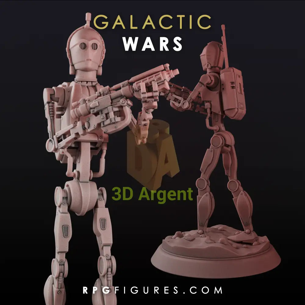 C-3PO Battle Droid | Star Wars Legion Scale | 3D Printed Resin Miniatures | RPG Figures Toys & Games:Wargames &