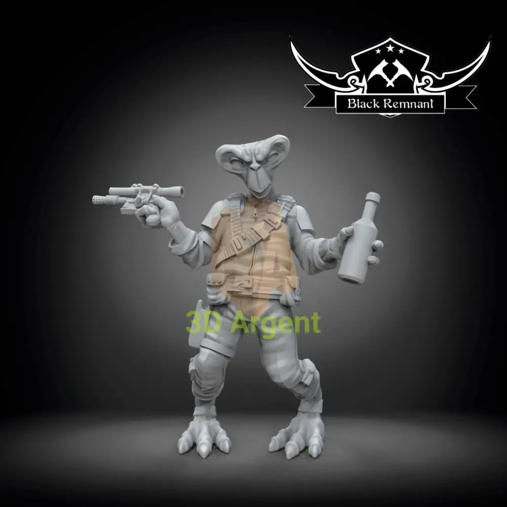Cantina Patron 12 styles Star Wars Legion compatible 3D Printed Resin Miniatures C - Hem Dazon - Triangular head