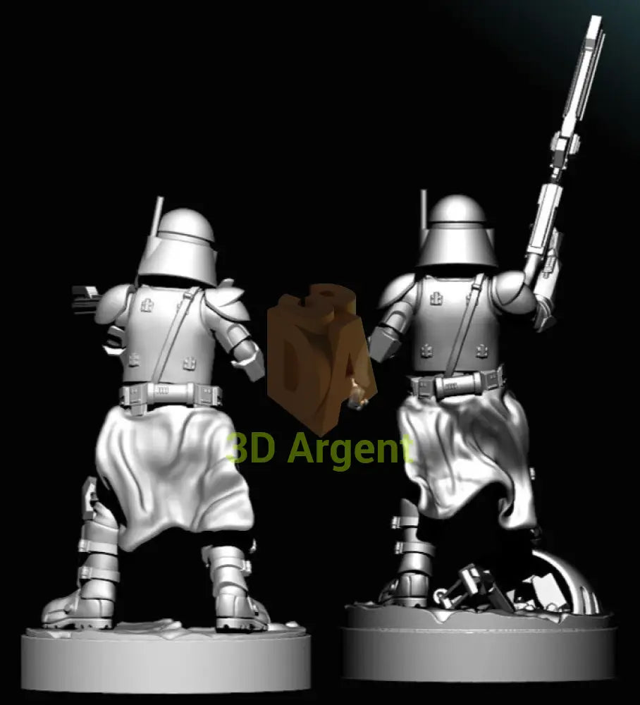 Commander Bacara - Star Wars Legion 3D Printed Resin BlueWolf Miniatures Toys & Games:Wargames & Role-Playing:Star Wars