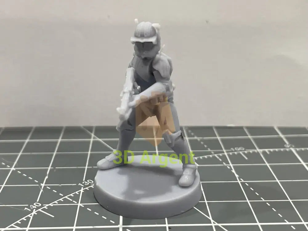 Commander Cody - Star Wars Legion 3D Printed Resin BlueWolf Miniatures Toys & Games:Wargames & Role-Playing:Star Wars