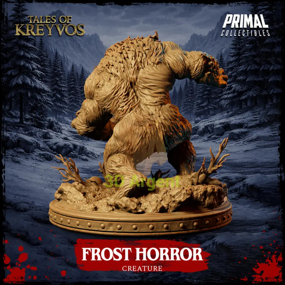 Creature - Frost Horror - Fantasy compatible D&D DragonLance Miniatures Primal
