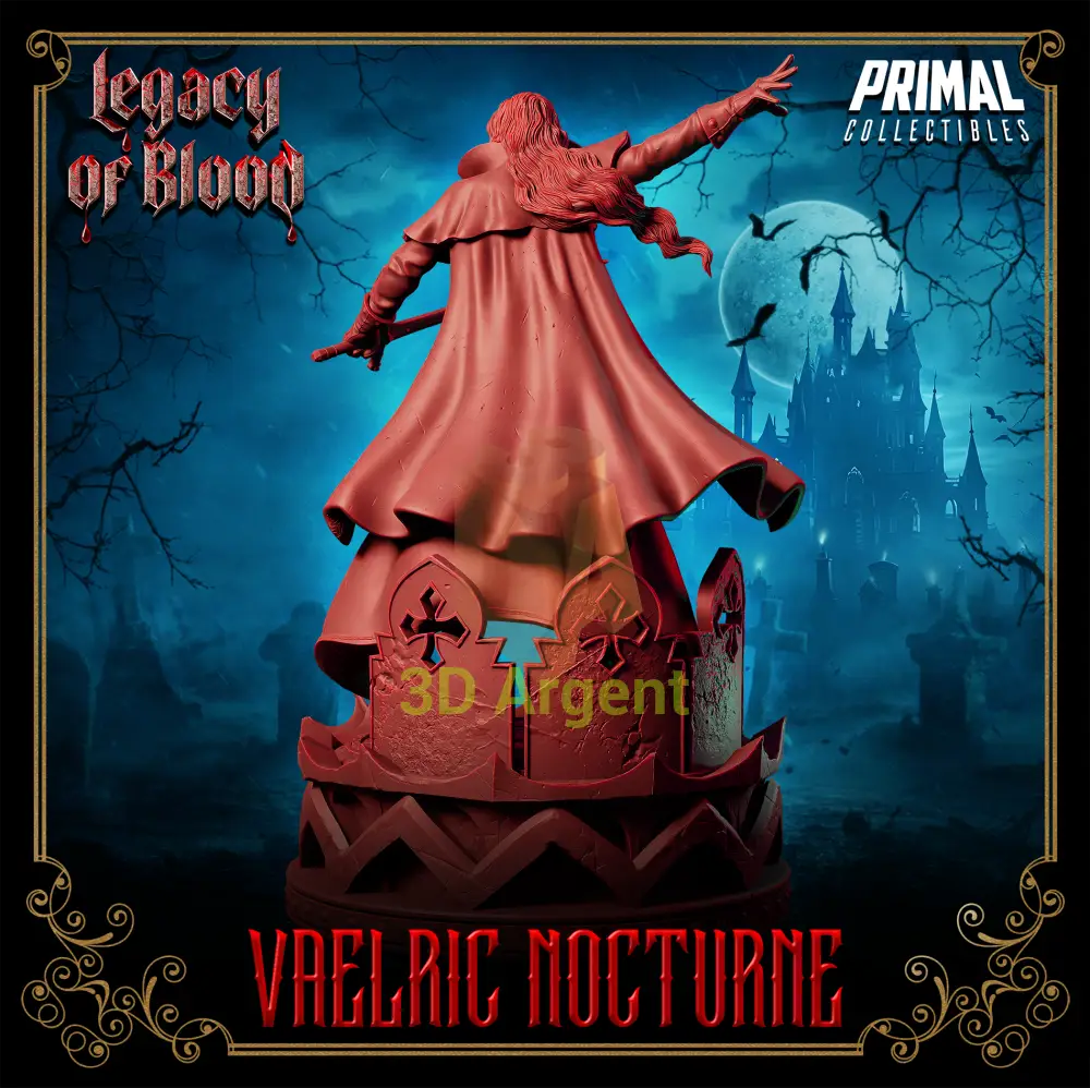 Dampyr - Vaelric Nocturne Fantasy compatible D&D DragonLance Miniatures Primal Toys & Games:Wargames &