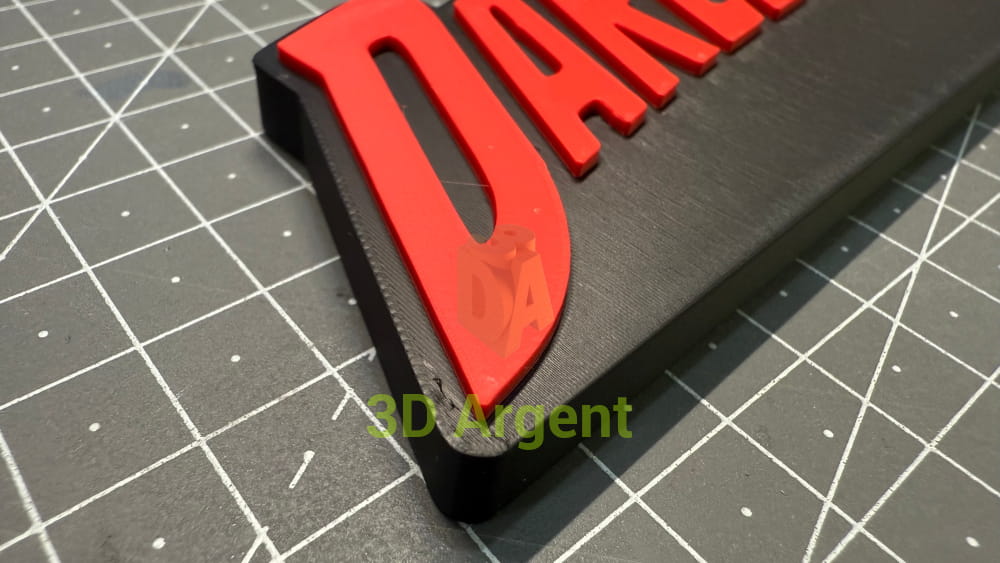 DareDevil (TV Show) Logo - 3D Printed Sign Stand Collectables:Science Fiction Collectables:Other Science Fiction Items