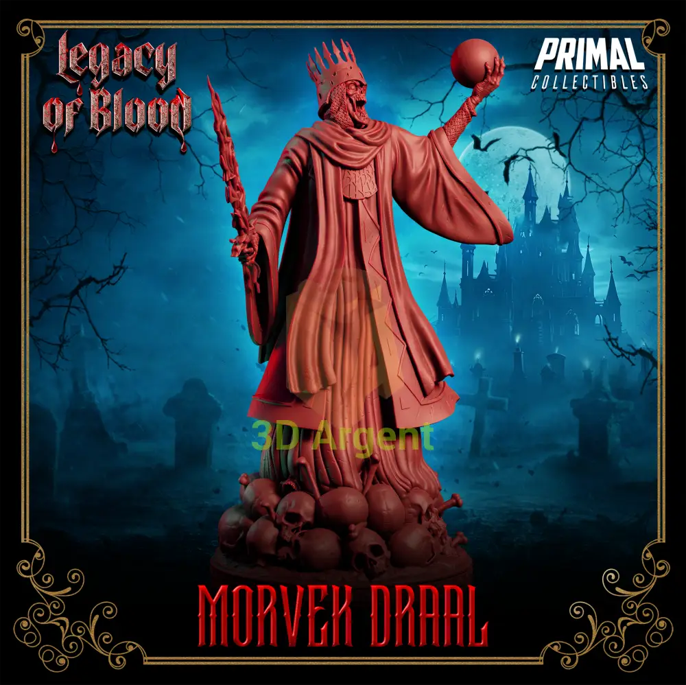 Darklord - Morvek Draal Fantasy compatible D&D DragonLance Miniatures Primal Toys & Games:Wargames &
