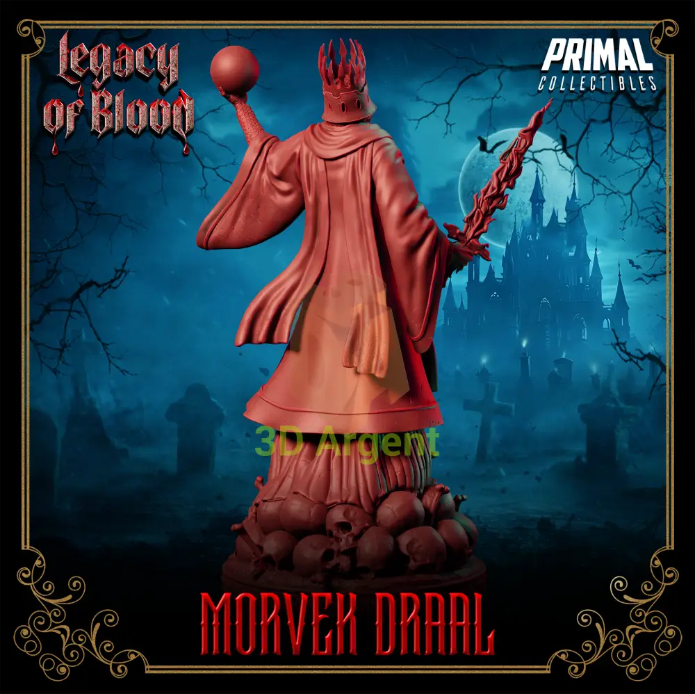 Darklord - Morvek Draal Fantasy compatible D&D DragonLance Miniatures Primal Toys & Games:Wargames &