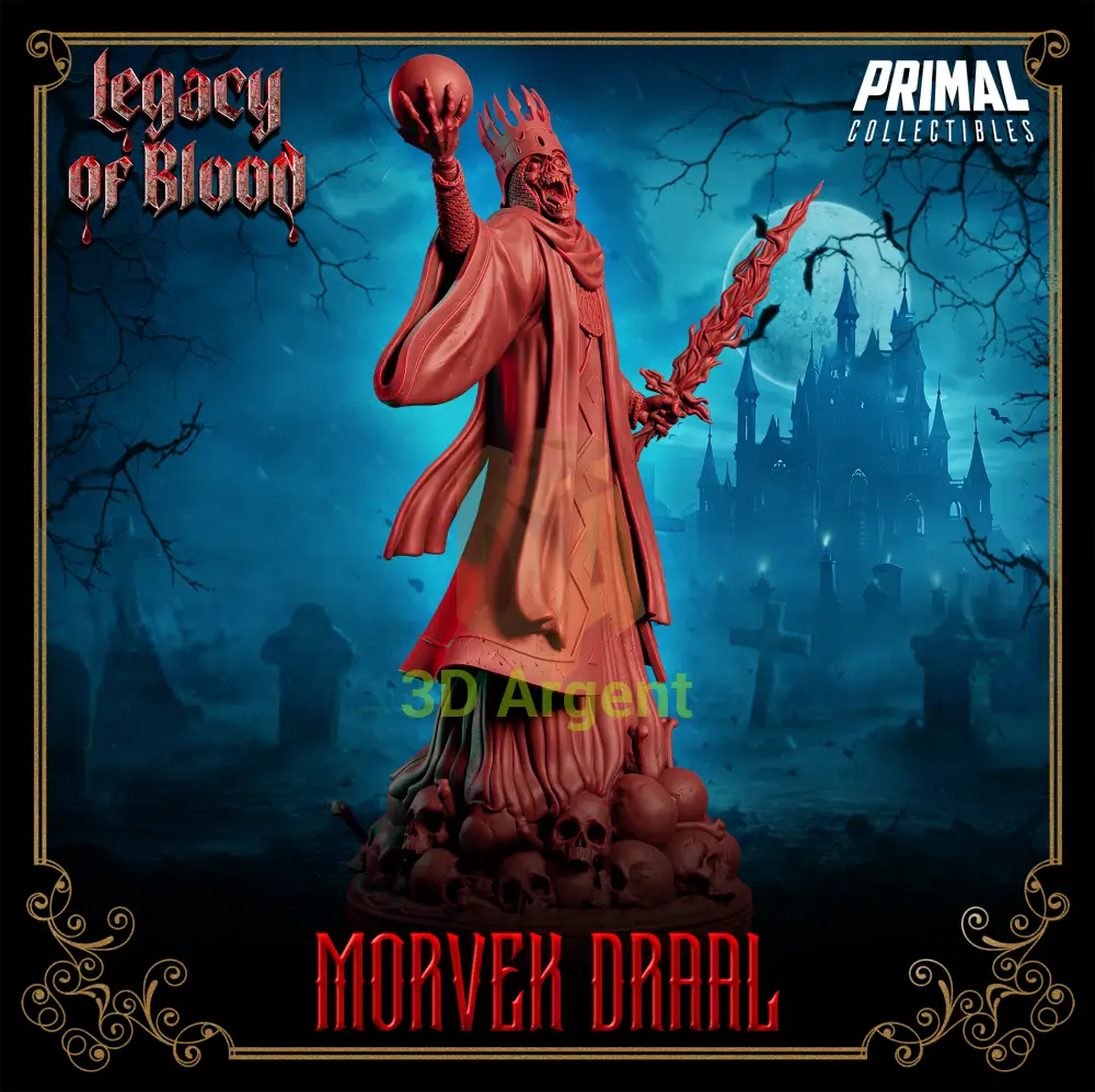 Darklord - Morvek Draal Fantasy compatible D&D DragonLance Miniatures Primal Toys & Games:Wargames &
