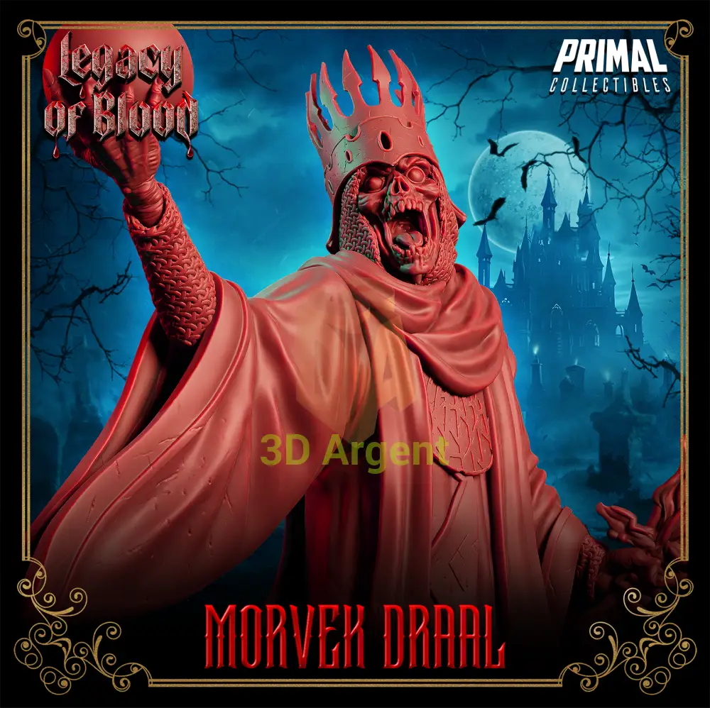 Darklord - Morvek Draal Fantasy compatible D&D DragonLance Miniatures Primal Toys & Games:Wargames &