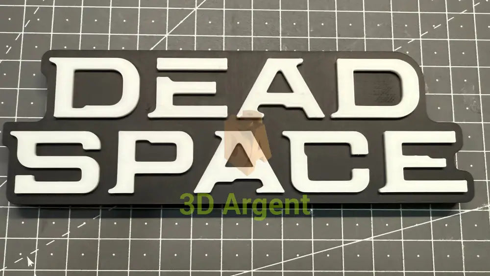 Dead Space Logo - 3D Printed Sign Stand Collectables:Science Fiction Collectables:Other Science Fiction Items