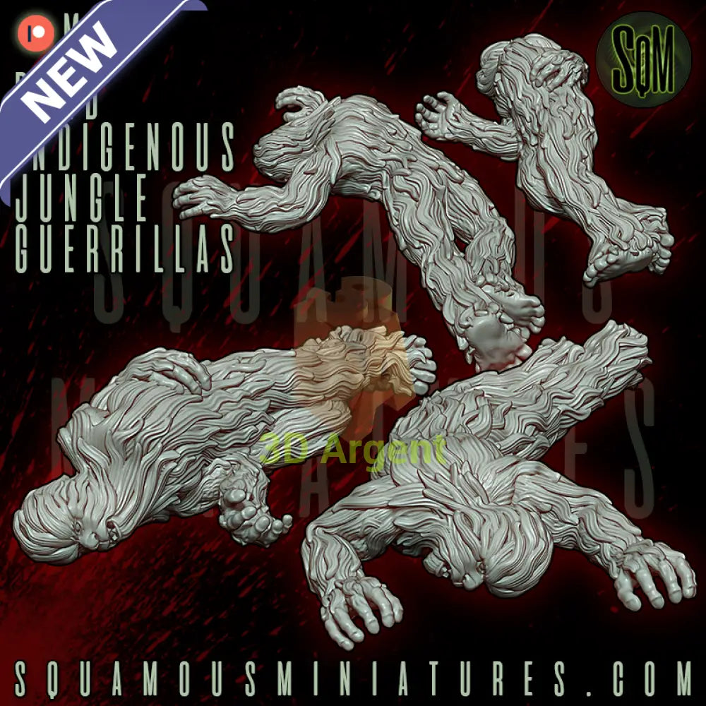 Dead Indigenous Jungle Guerrillas - Star Wars Legion Miniature | Squamous - Toys & Games:Wargames & Role-Playing:Star