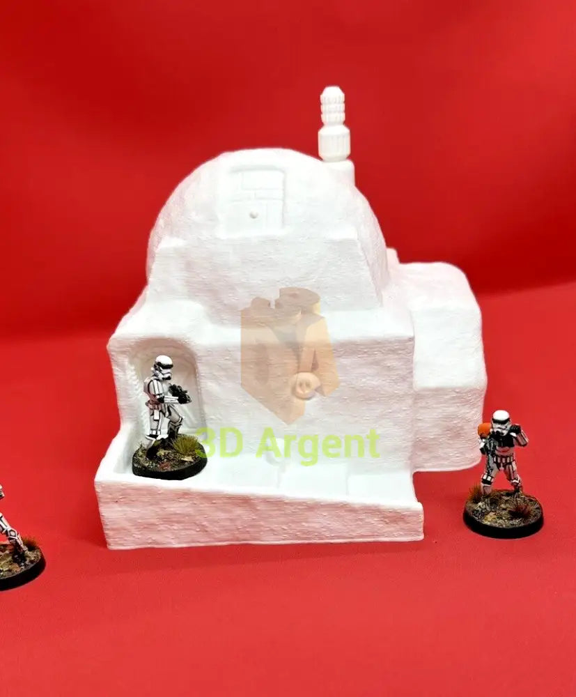 Desert House Garage 28mm Scenery terrain compatible Star Wars Legion 3D Printed Toys & Games:Wargames &