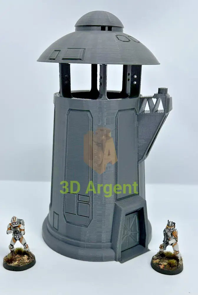 Desert Tower 28mm Scenery Terrain compatible Star Wars Legion 3D Printed Toys & Games:Wargames & Role-Playing:Scenery