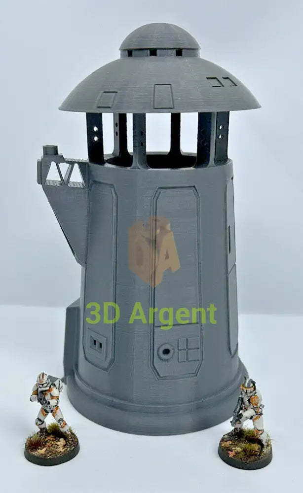 Desert Tower 28mm Scenery Terrain compatible Star Wars Legion 3D Printed Toys & Games:Wargames & Role-Playing:Scenery