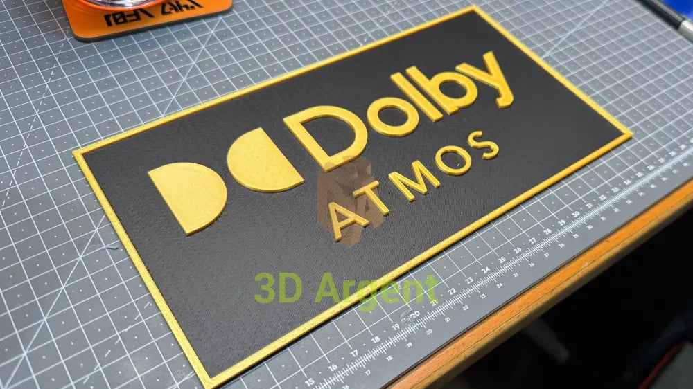 Dolby Atmos cinema sign - 3D printed mancave cinema room Collectables:Science Fiction Collectables:Other Science