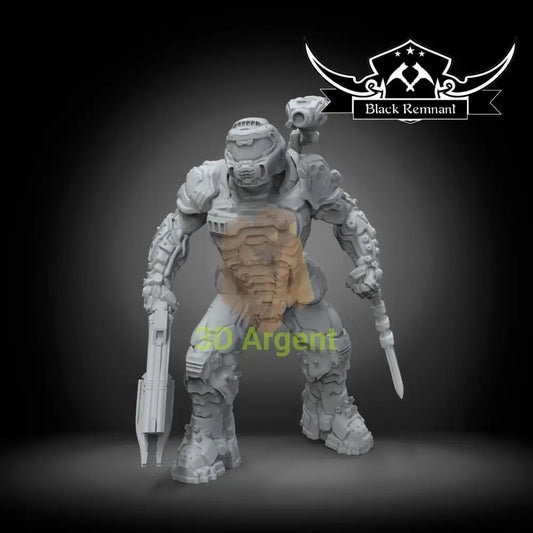 Doom Slayer Marine - Stargrave D&D 3D Printed Resin Miniatures Toys & Games:Wargames & Role-Playing:Star Wars