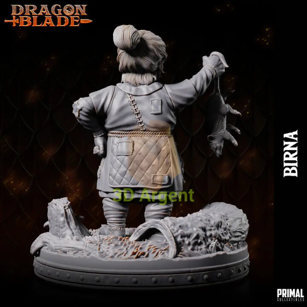 Dwarf - Birna - Fantasy compatible D&D DragonLance Miniatures Primal Toys & Games:Wargames &