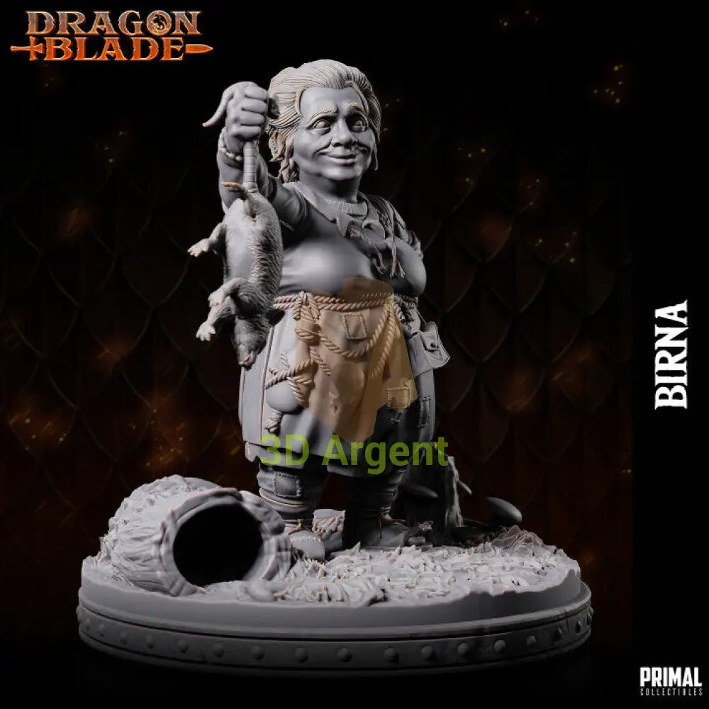 Dwarf - Birna - Fantasy compatible D&D DragonLance Miniatures Primal Toys & Games:Wargames &