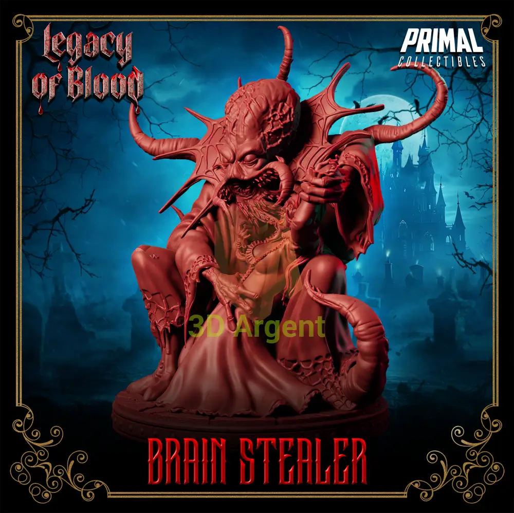Evil creature - Brain Setaler Fantasy compatible D&D DragonLance Miniatures Primal Toys & Games:Wargames &