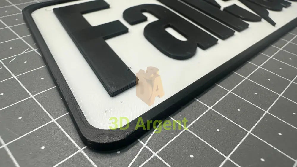 Fallout Logo - 3D Printed Sign Collectables:Science Fiction Collectables:Other Science Fiction Items